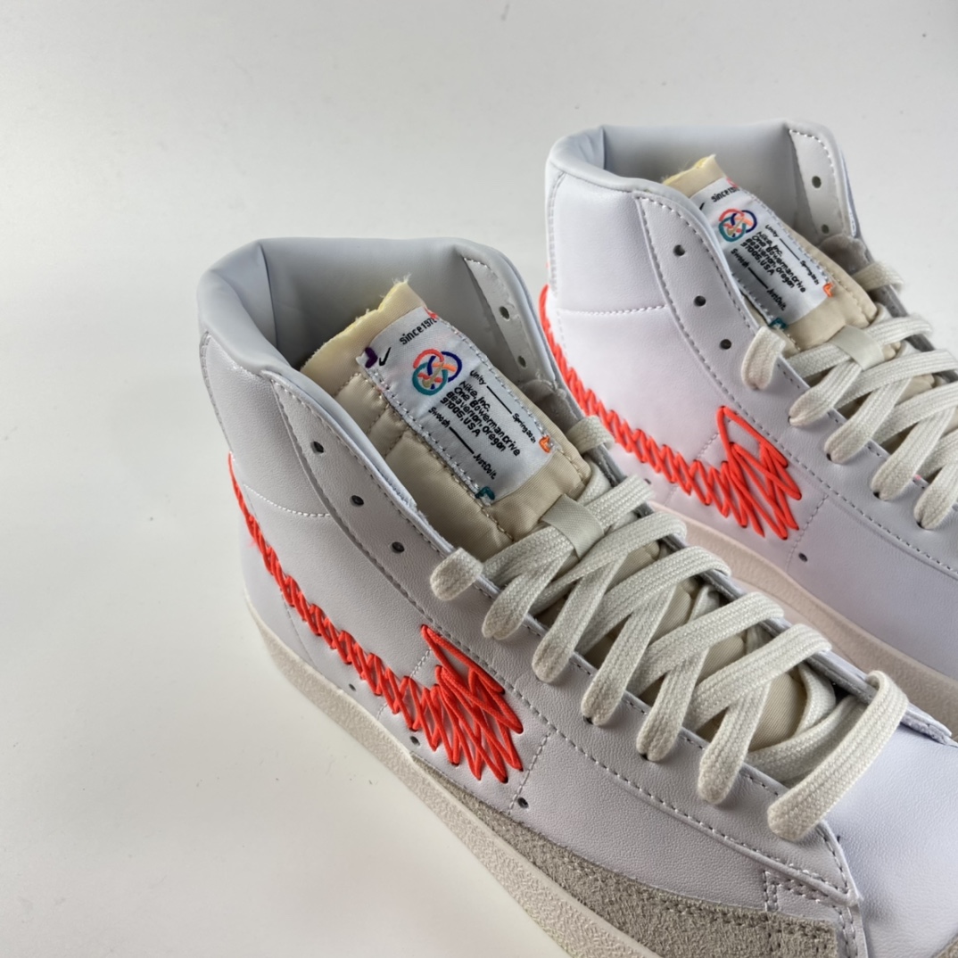 P210 Nike Blazer Mid ’77 Vintage 开拓者“如意结拆线勾”高帮休闲板鞋 DD8489-161