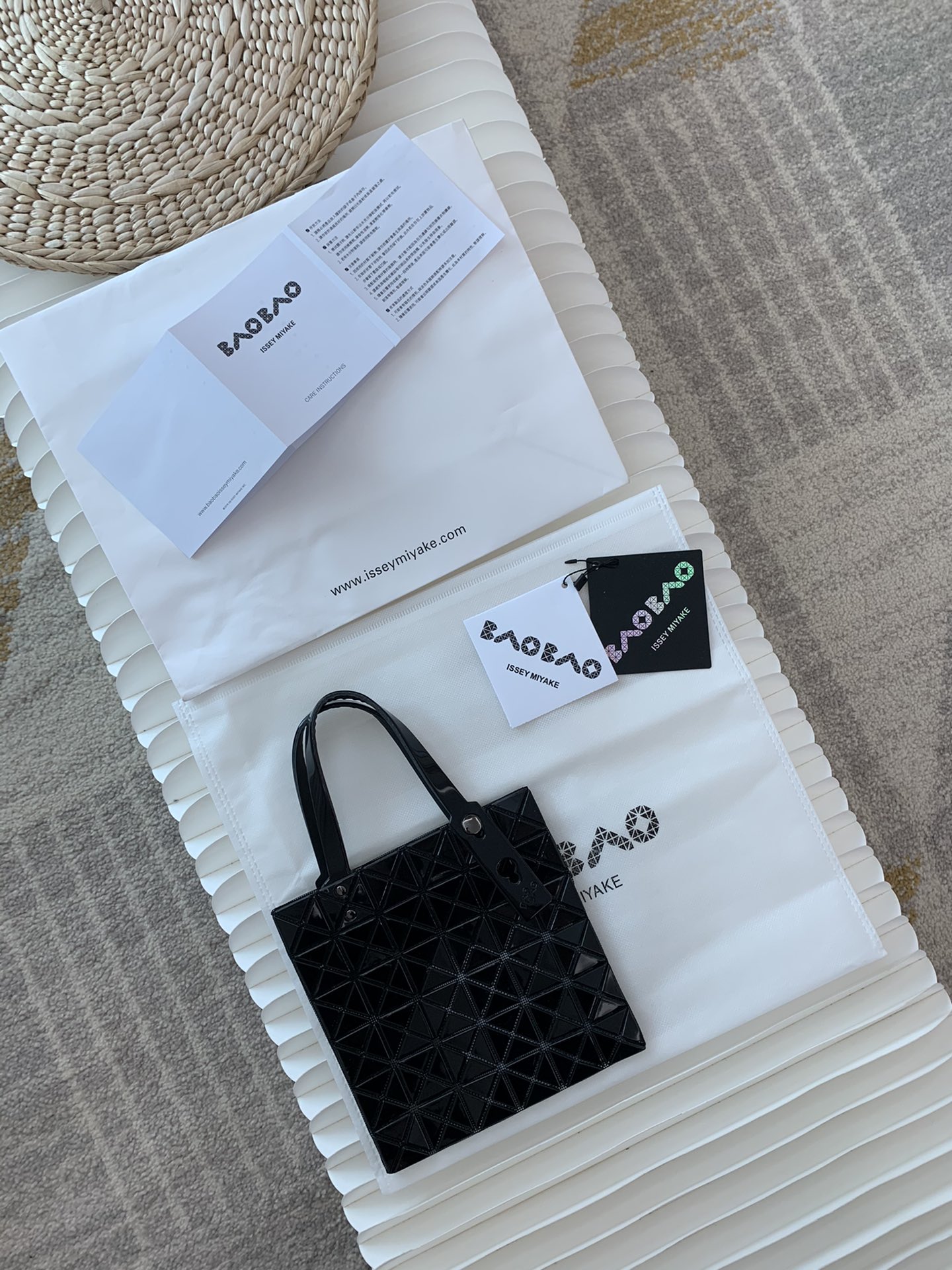 IsseyMiyake BAOBAO｜三宅一生mini6格手提袋