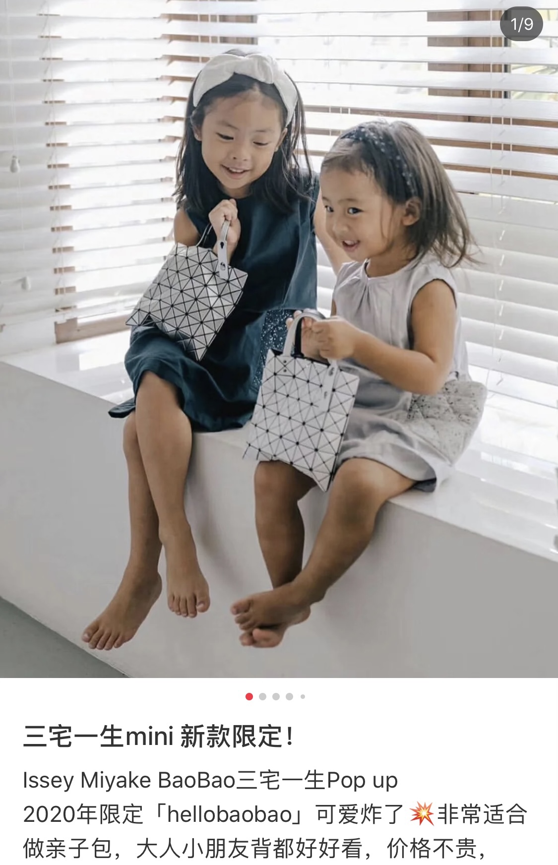 IsseyMiyake BAOBAO｜三宅一生mini6格手提袋