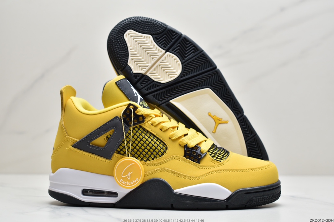 270 Air Jordan 4 “Lighting”电母 314254-702