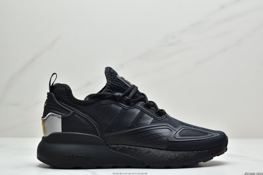 170 阿迪达斯Adidas Originals ZX 2K Boost 全新爆米花缓震休闲运动跑鞋CQ2768