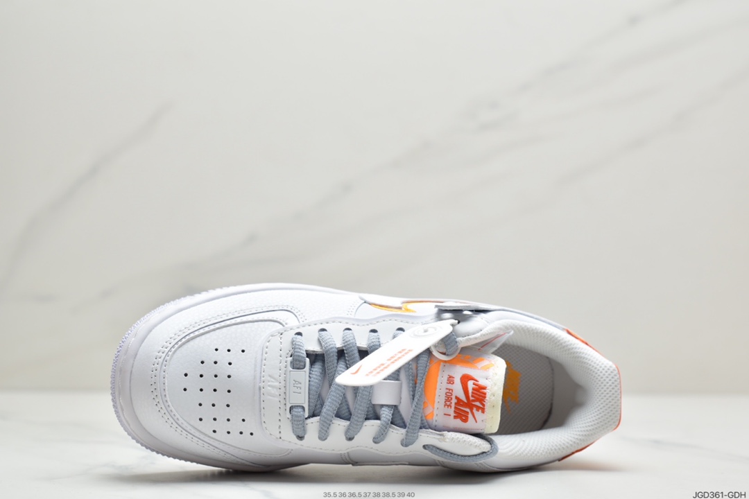 180 耐克Nike Air Force 1 Shadow 空军一号轻量增高低帮百搭板鞋 DC2199-100