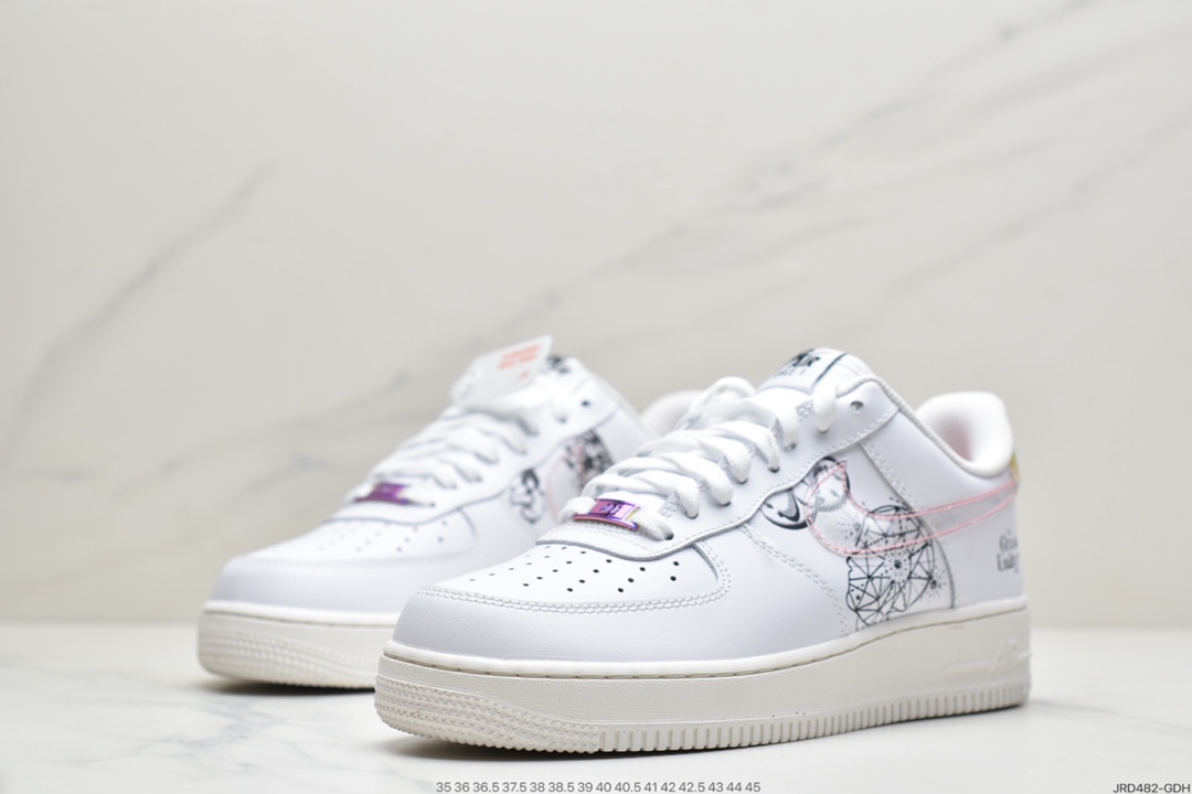 210 耐克Nike Air Force 107 LX空军一号低帮百搭休闲运动板鞋 DM5447-111