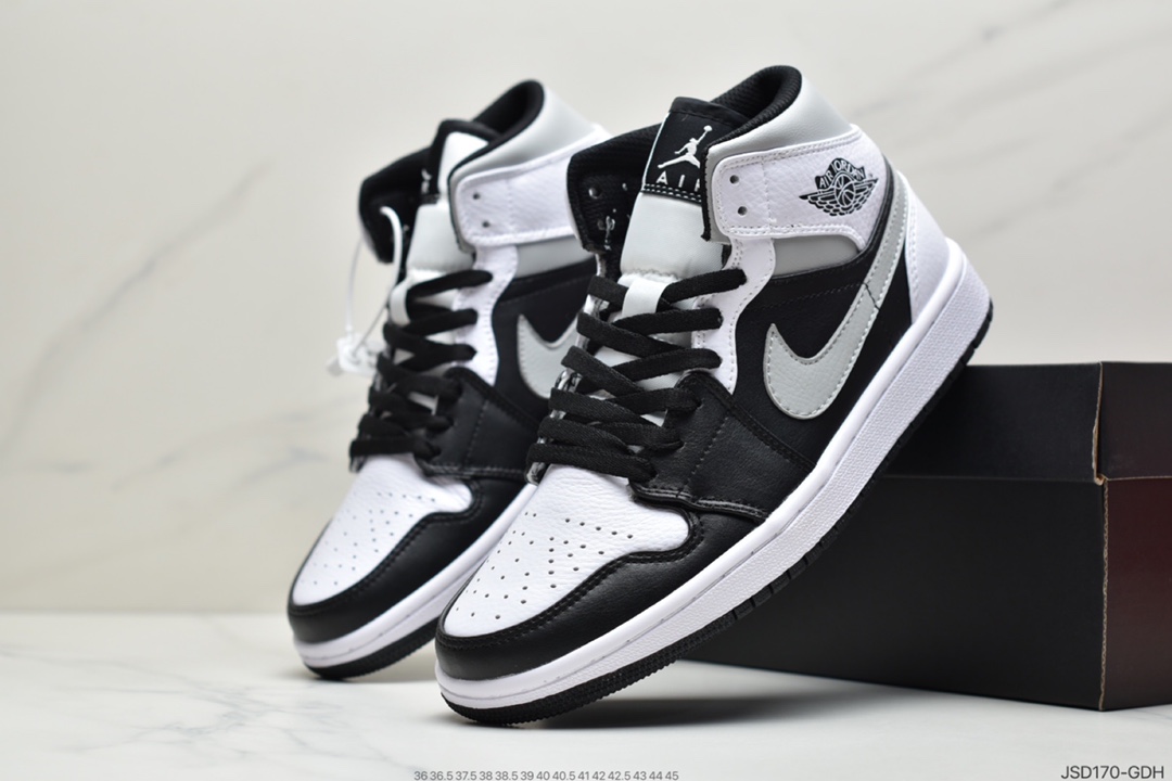 200 Air Jordan 1 Mid 公司原鞋购回重新打版开模 554724-073