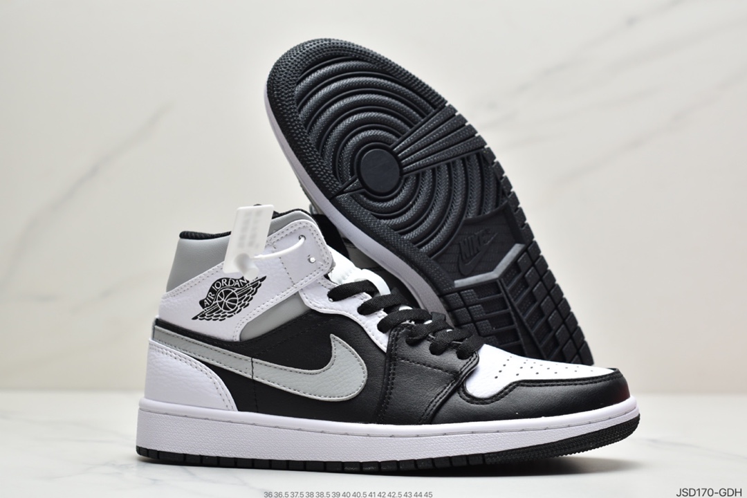 200 Air Jordan 1 Mid 公司原鞋购回重新打版开模 554724-073
