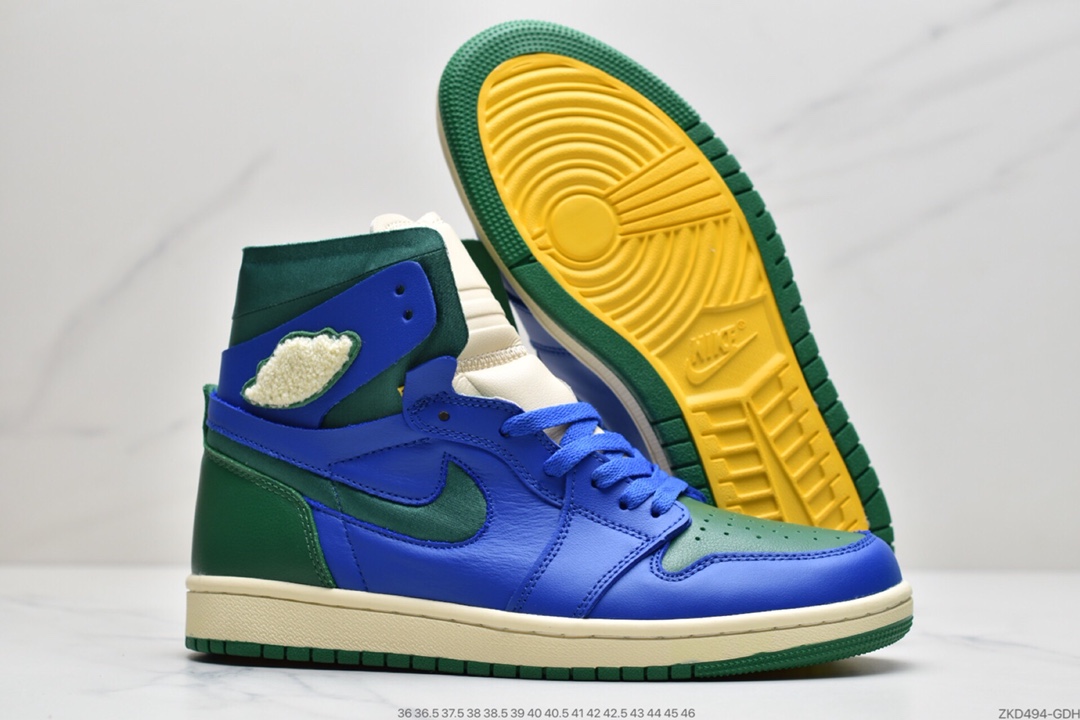 270  Air Jordan 1 Zoom AJ1 蓝绿加州 DJ1199-400
