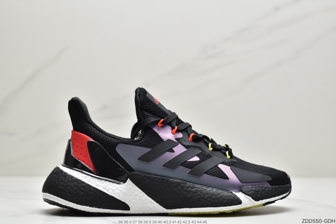 230 联乘游戏大作Cyberpunk 2077《赛博朋克 2077》 x Adidas X9000L4 Boost爆米花高弹复古休闲运动百搭跑鞋 G54885