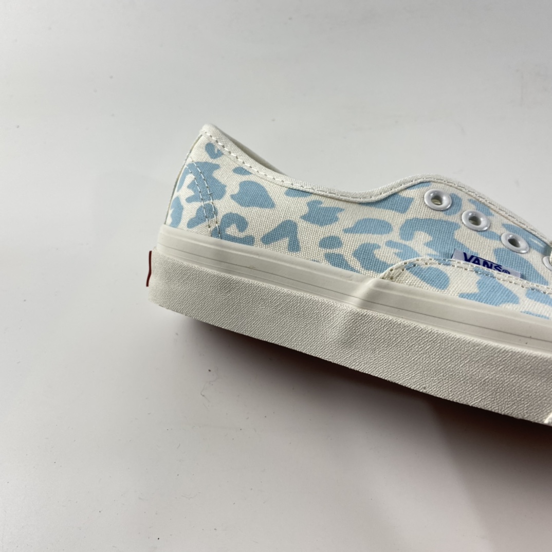 P120 Vans Vault OG Authentic LX 豹纹 天蓝色 高端支线硫化帆布低帮休闲板鞋 VN0A3CNB8PB