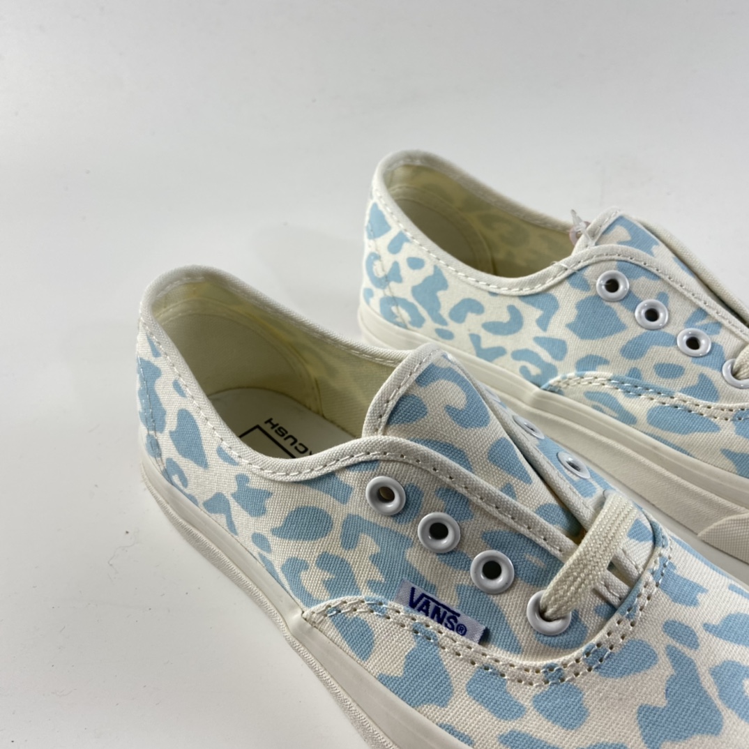 P120 Vans Vault OG Authentic LX 豹纹 天蓝色 高端支线硫化帆布低帮休闲板鞋 VN0A3CNB8PB
