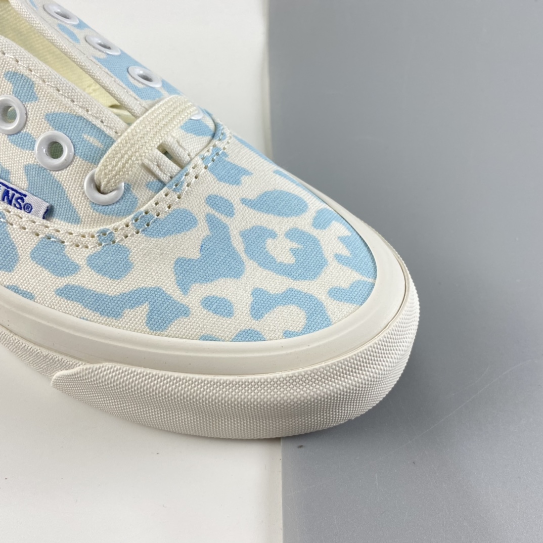 P120 Vans Vault OG Authentic LX 豹纹 天蓝色 高端支线硫化帆布低帮休闲板鞋 VN0A3CNB8PB