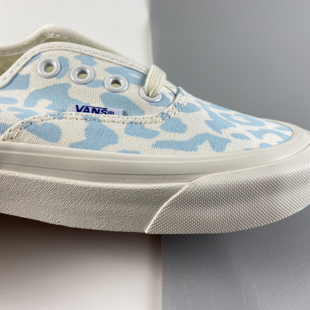 P120 Vans Vault OG Authentic LX 豹纹 天蓝色 高端支线硫化帆布低帮休闲板鞋 VN0A3CNB8PB