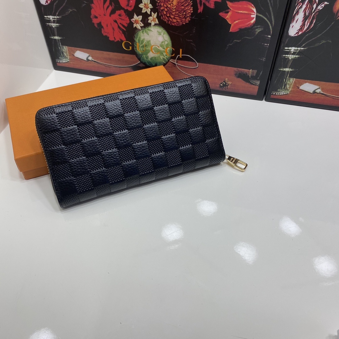 💞💞💞L6130 火爆版单拉小手包到货💞💞里外头层牛皮打造💞图片色(自带原版盒子)男女通用..尺寸:19