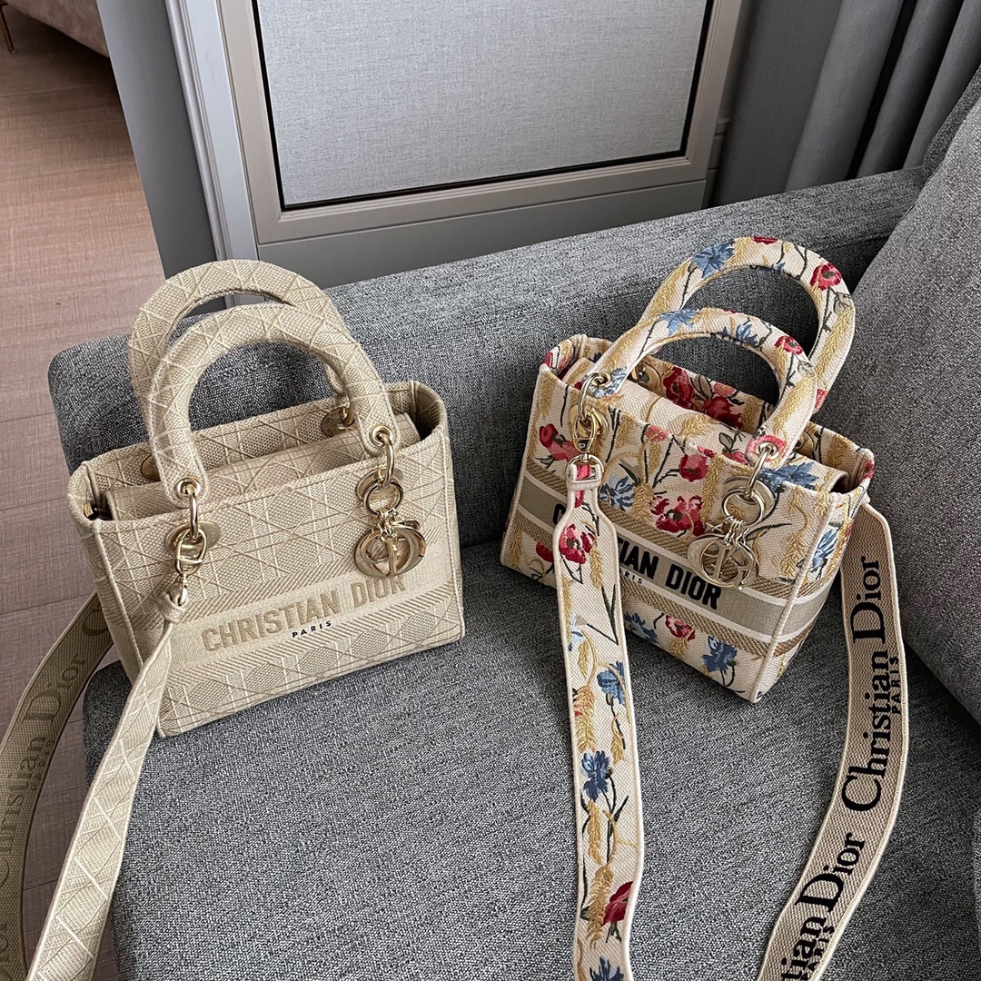 Dior Lady Handbags Crossbody & Shoulder Bags from China 2023
 Embroidery Canvas