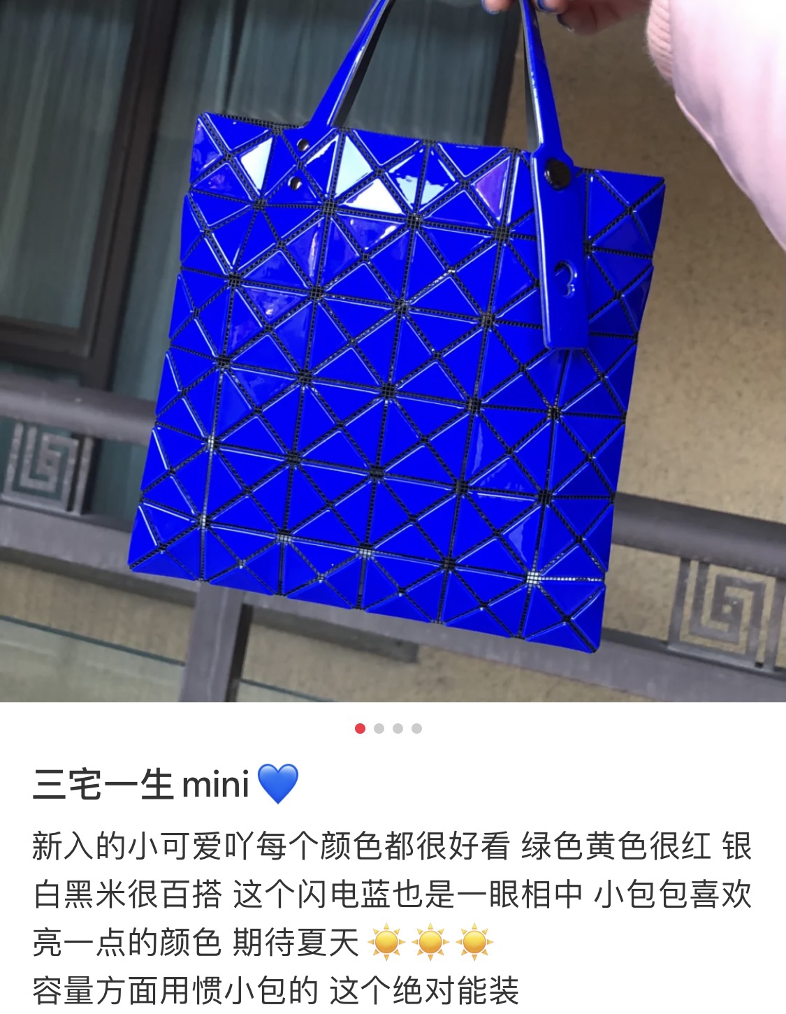 IsseyMiyake BAOBAO｜三宅一生mini6格手提袋