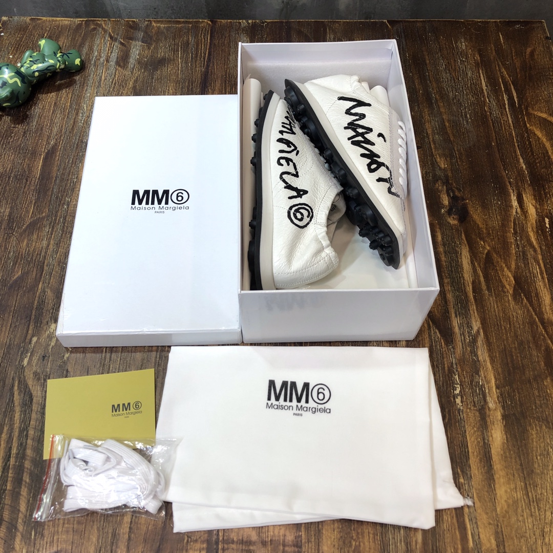 Maison Margiela Women's White Leather Replica Sneakers Fashion Shoes 3 i1623054395 3634 1