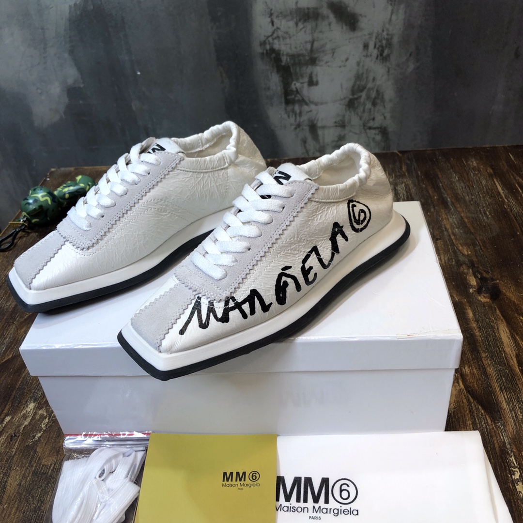 Maison Margiela Women's White Leather Replica Sneakers Fashion Shoes 5 i1623054395 5359 3