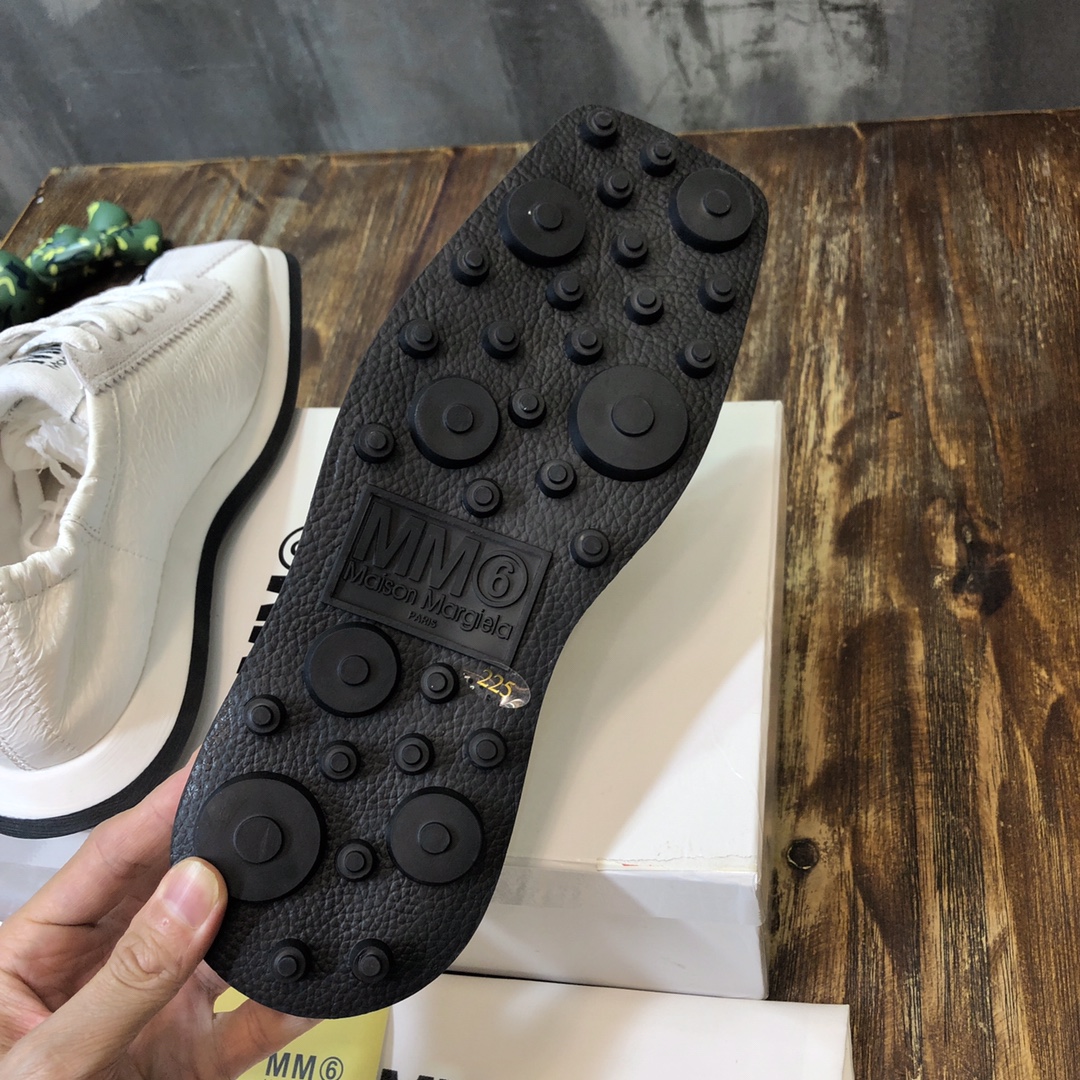 Maison Margiela Women's White Leather Replica Sneakers Fashion Shoes 10 i1623054395 593 8