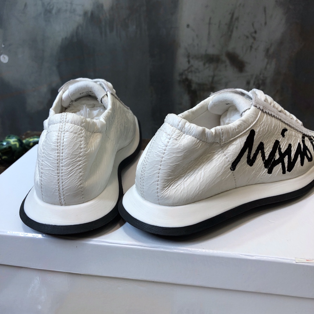 Maison Margiela Women's White Leather Replica Sneakers Fashion Shoes 9 i1623054395 8485 7