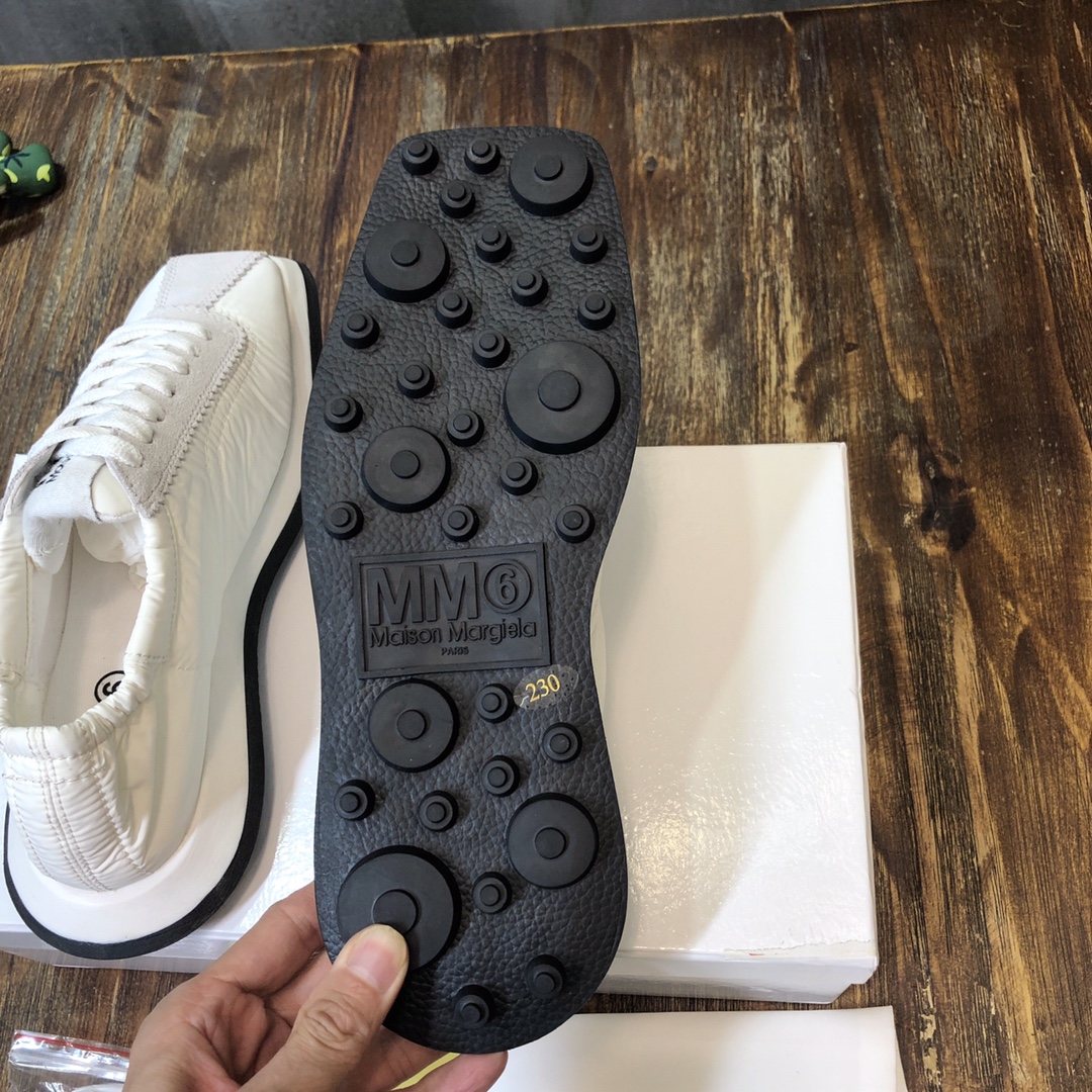 Maison Margiela White Leather and Suede Low-Top Sneakers - Size 35-40 10 i1623054662 9648 8