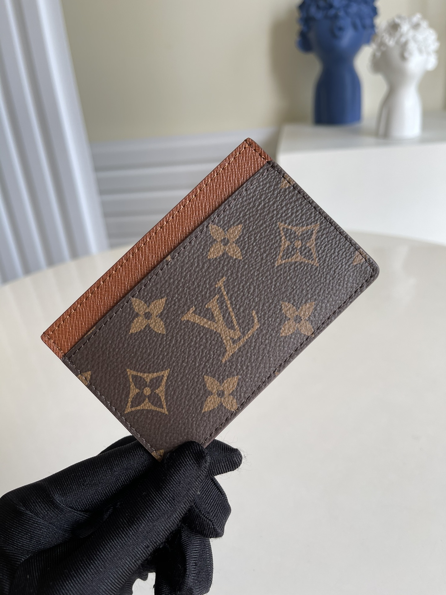 NO:396991,[Exclusive real photo M61733 Pretty] Card holder, one inner mezzanine for larger cards, two outer mezzanines can accommodate credit cards, ride cards and other various cards size11*7cm v.140, LV [original leather], louis vuitton19860909【独家实拍 M61733老花】卡片夹卡套 一个内夹层供放较大的卡片 两个外夹层可供放信用卡、乘车卡等各式卡片size11*7cm v.140,LV【原厂皮】,louis vuitton,Bag