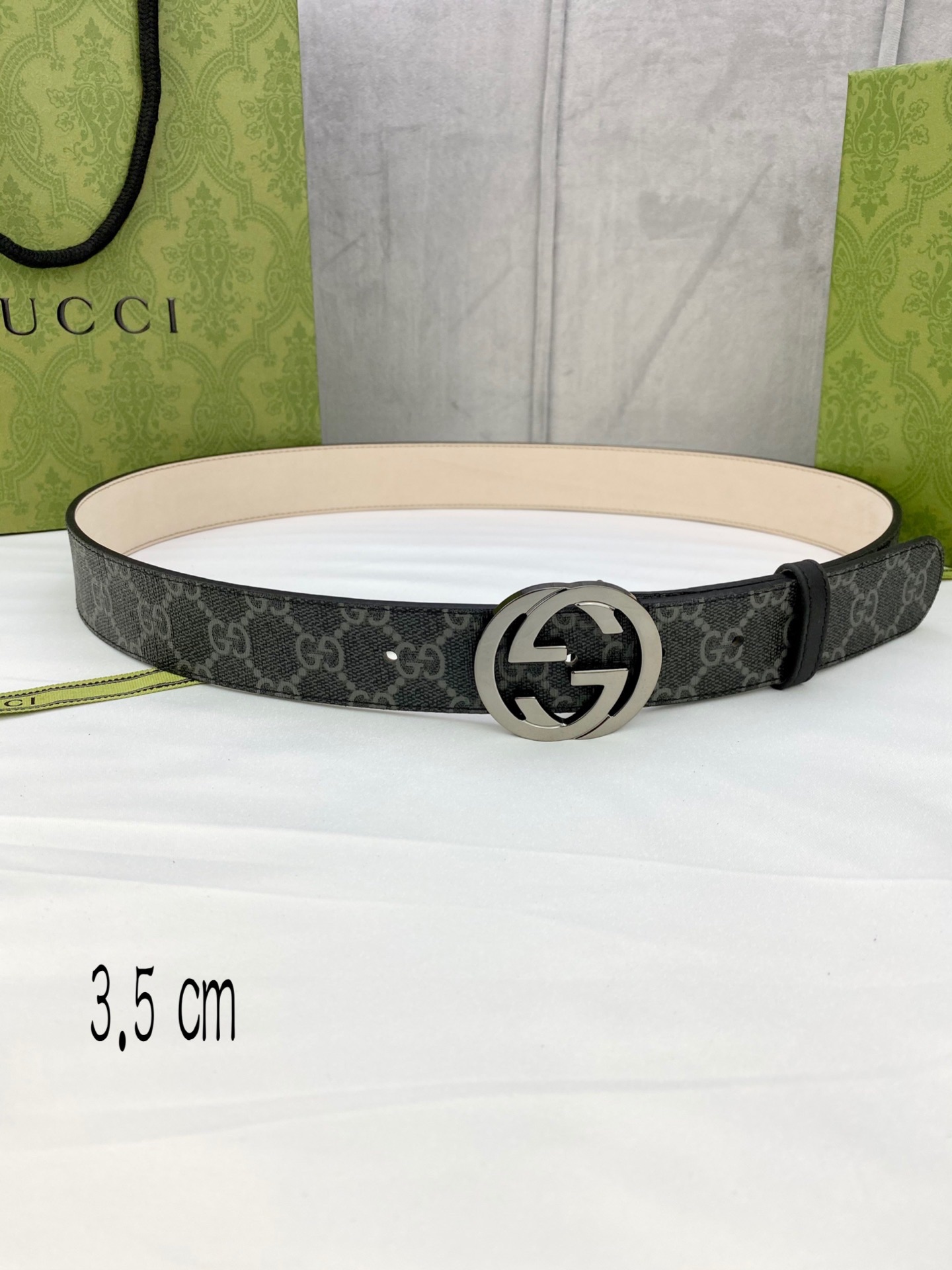 Gucci Marmont Czarny Drukowanie Płótno