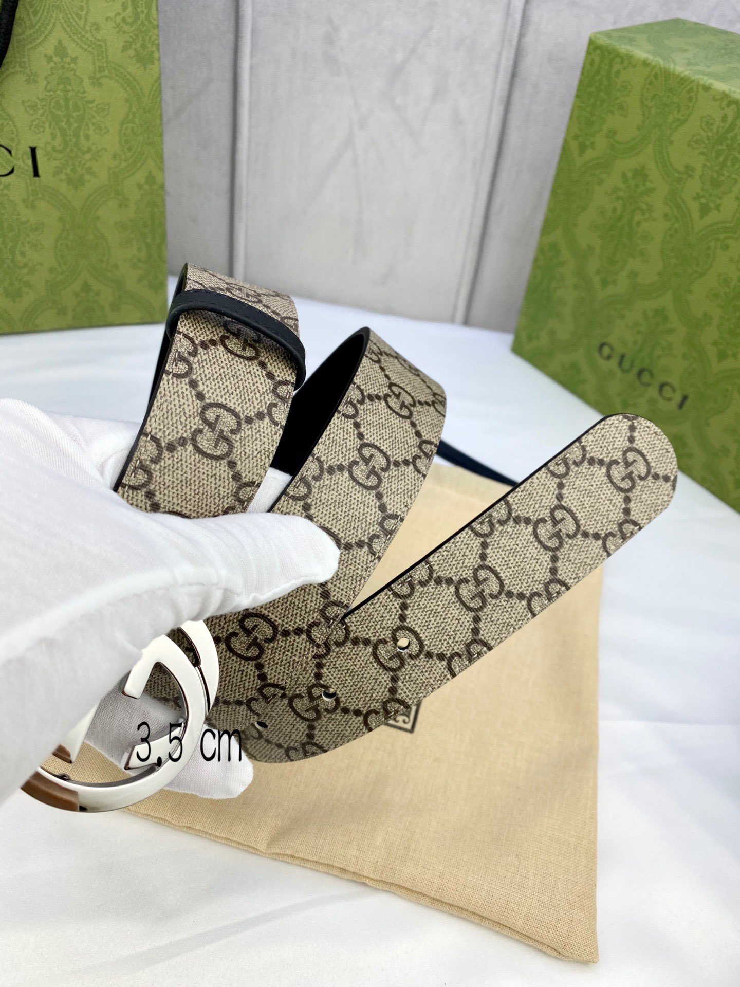 “Authentic Gucci Marmont Belt: Iconic GG Accessories with Modern Essence” - 图片 3