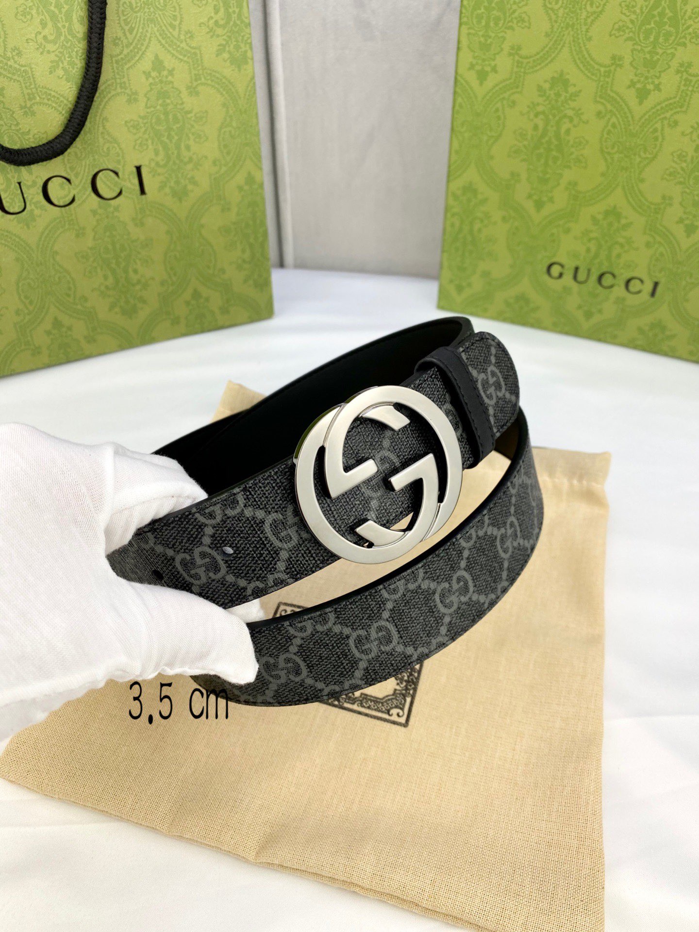Gucci Marmont Belt: Authentic 3.5cm Width, Modern Essence with Iconic GG Accessories - 图片 9