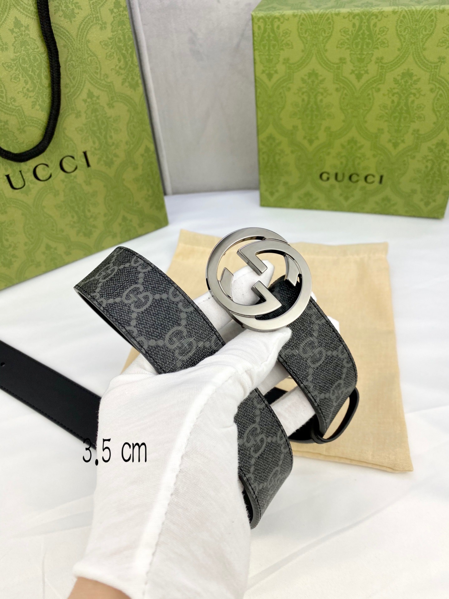 Gucci Marmont Belt: Authentic 3.5cm Width, Modern Essence with Iconic GG Accessories - 图片 7