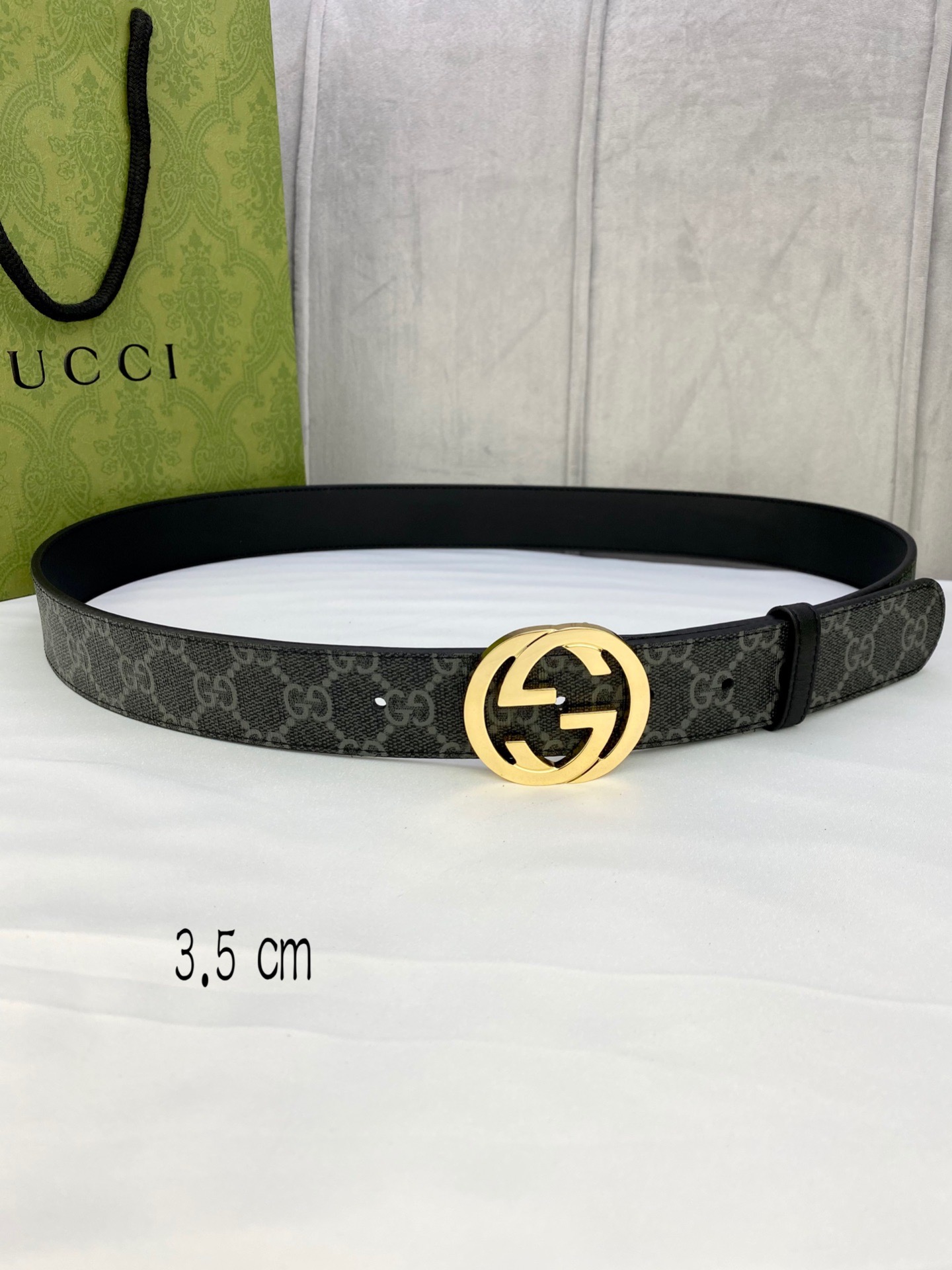 Gucci Marmont Belt: Authentic 3.5cm Width, Modern Essence with Iconic GG Accessories - 图片 1