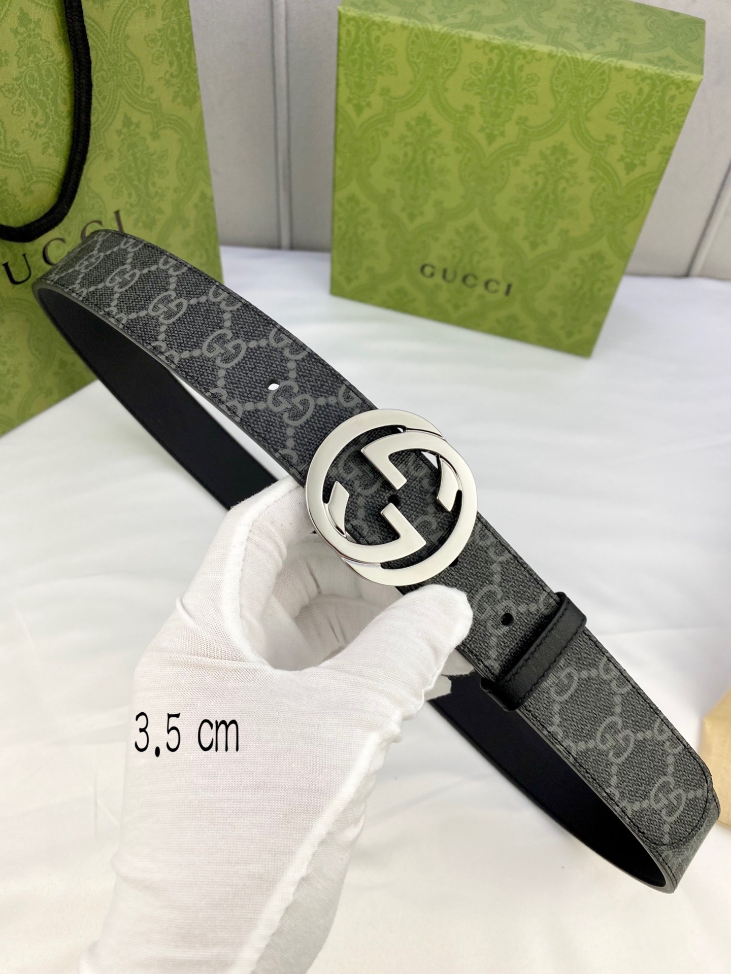 Gucci Marmont Belt: Authentic 3.5cm Width, Modern Essence with Iconic GG Accessories - 图片 4