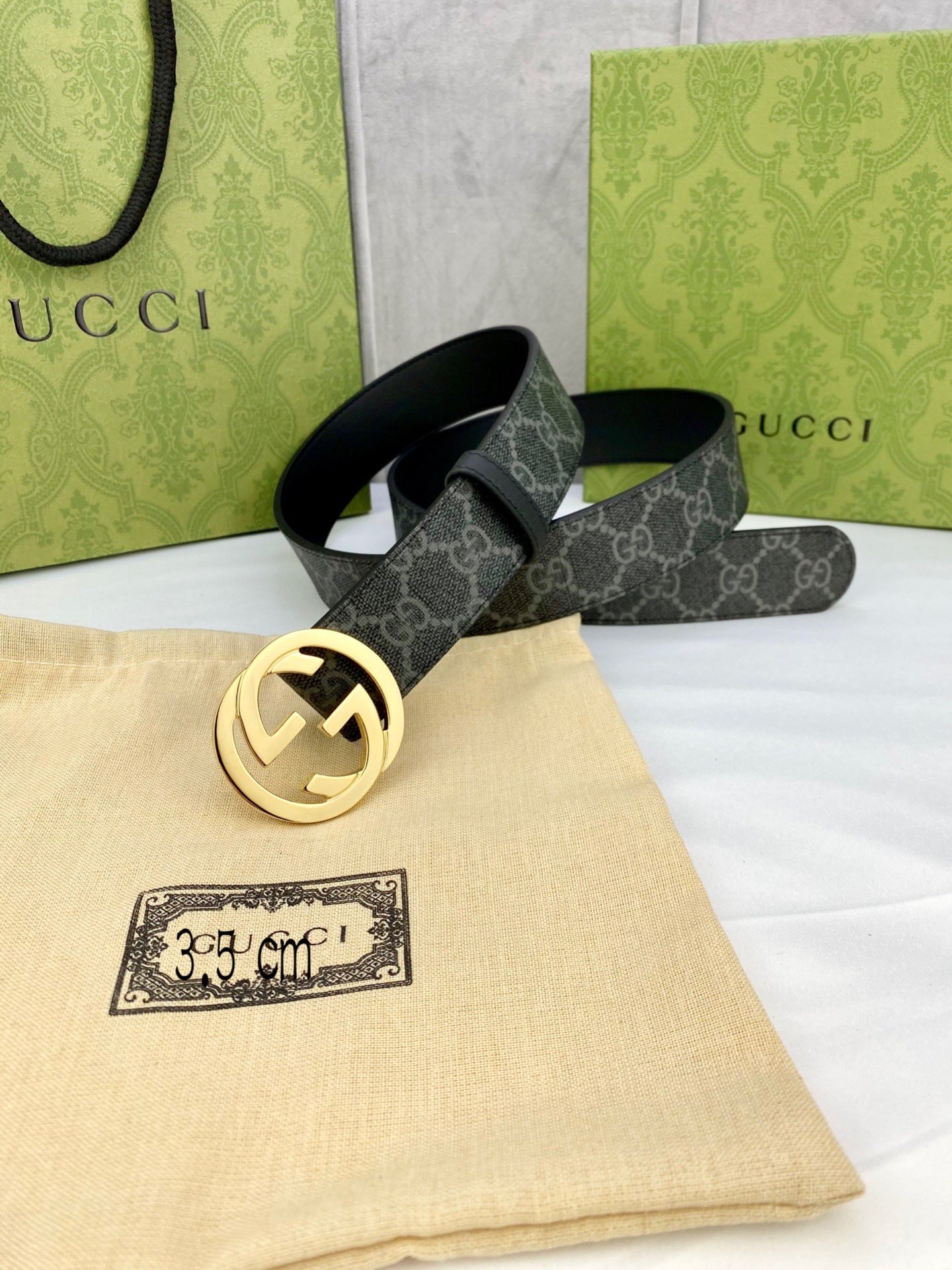 Gucci Marmont Belt: Authentic 3.5cm Width, Modern Essence with Iconic GG Accessories - 图片 3