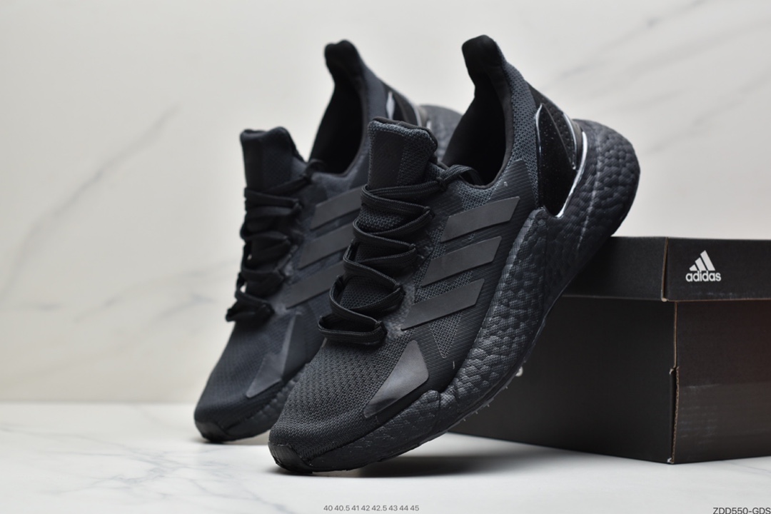 230 联乘游戏大作Cyberpunk 2077《赛博朋克 2077》 x Adidas X9000L4 Boost爆米花高弹复古休闲运动百搭跑鞋  G54885