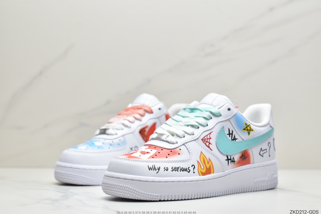 270 耐克NK Air Force 1 Low 空军一号低帮百搭休闲运动板鞋 CW2288-111