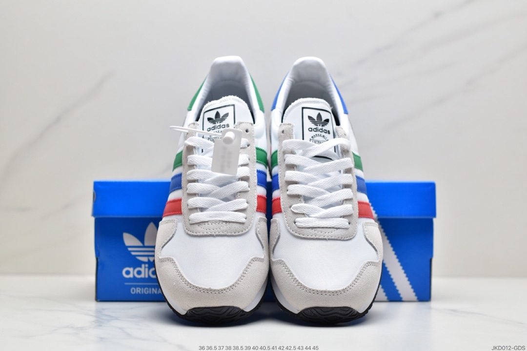 160 三叶草 USA 84 复古鸳鸯双色鞋FW2053