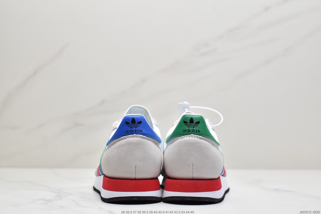 160 三叶草 USA 84 复古鸳鸯双色鞋FW2053