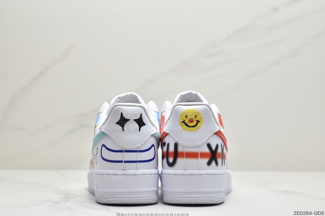 260 耐克NK Air Force 1 Low 空军一号低帮百搭休闲运动板鞋 CW2288-111