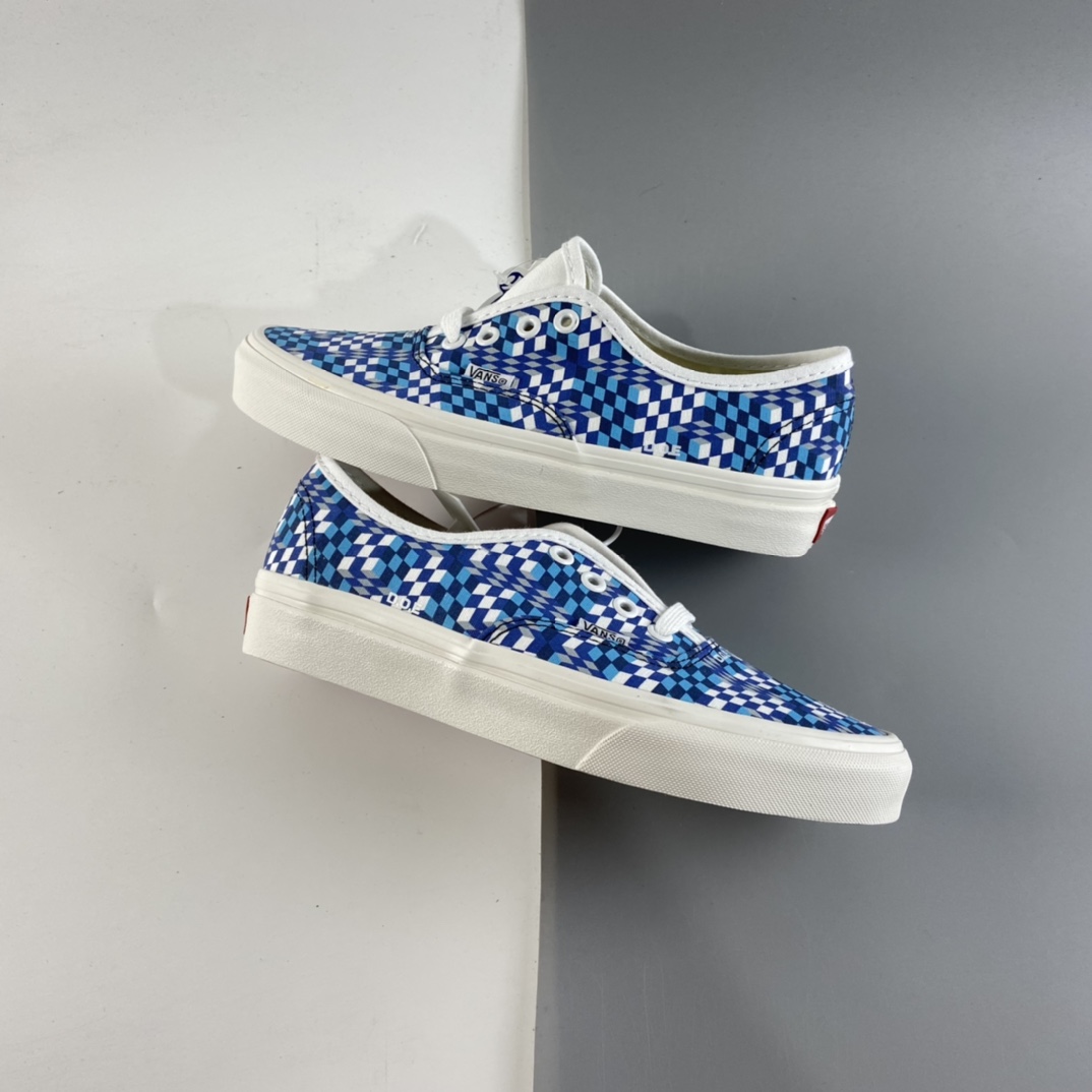 P150 DOE  x  Vans Authentic 棋盘格蓝「为所欲为」「制你所幻」VN0A4ODU2DJ