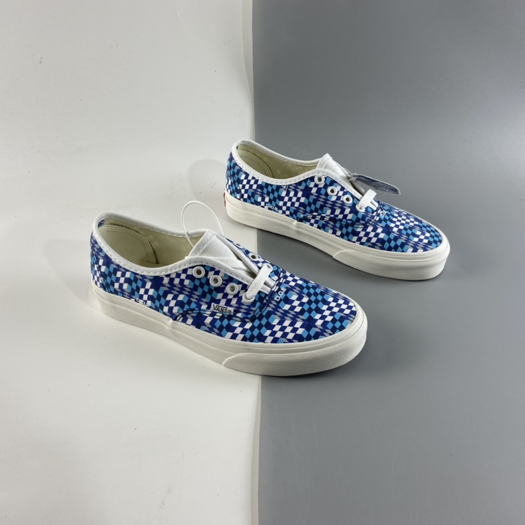 P150 DOE  x  Vans Authentic 棋盘格蓝「为所欲为」「制你所幻」VN0A4ODU2DJ