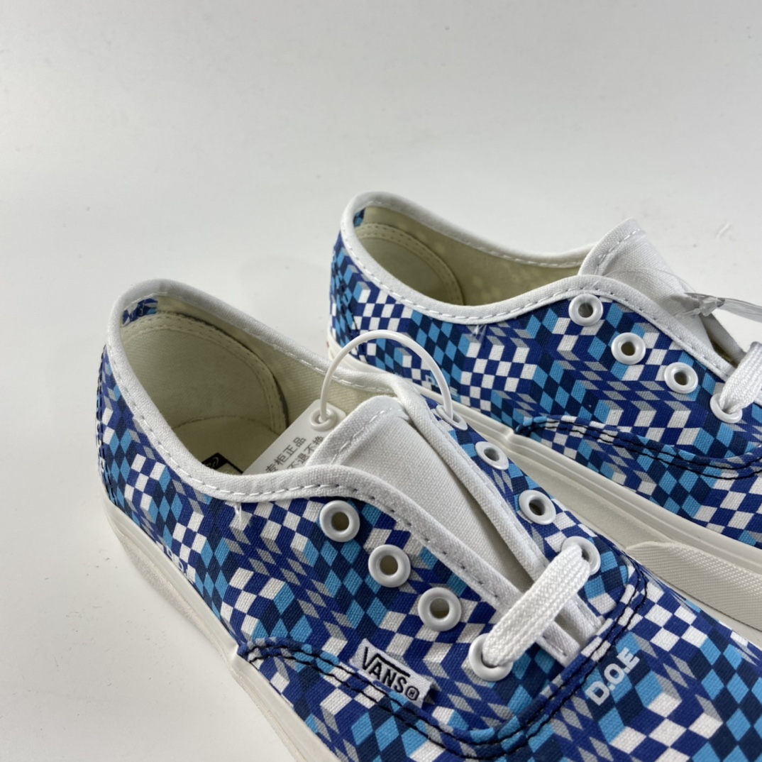 P150 DOE  x  Vans Authentic 棋盘格蓝「为所欲为」「制你所幻」VN0A4ODU2DJ