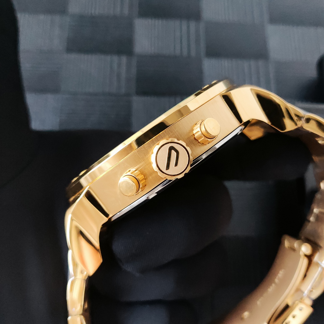 “Black Steel Belt with Eight-Point Screws, 55mm Plate – DIESEI Model 7399” - 图片 4