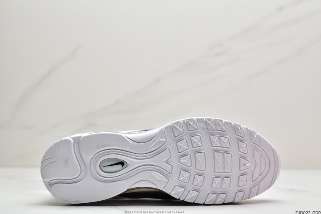 240 耐克Air Max 97 白米黑3M反光921733-103