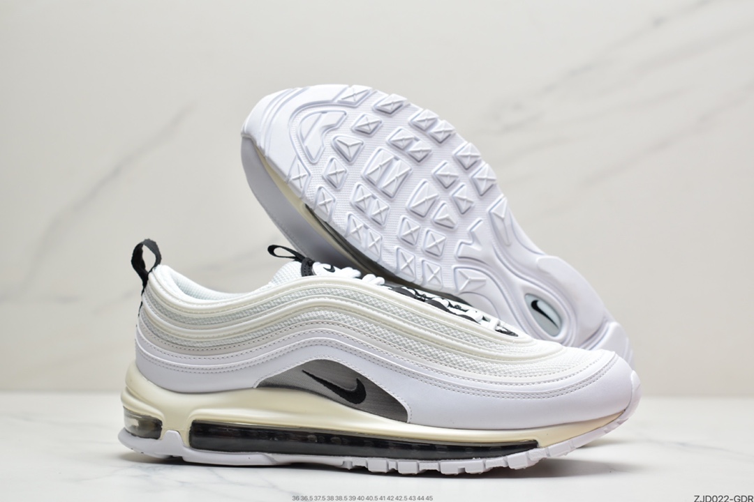 240 耐克Air Max 97 白米黑3M反光921733-103