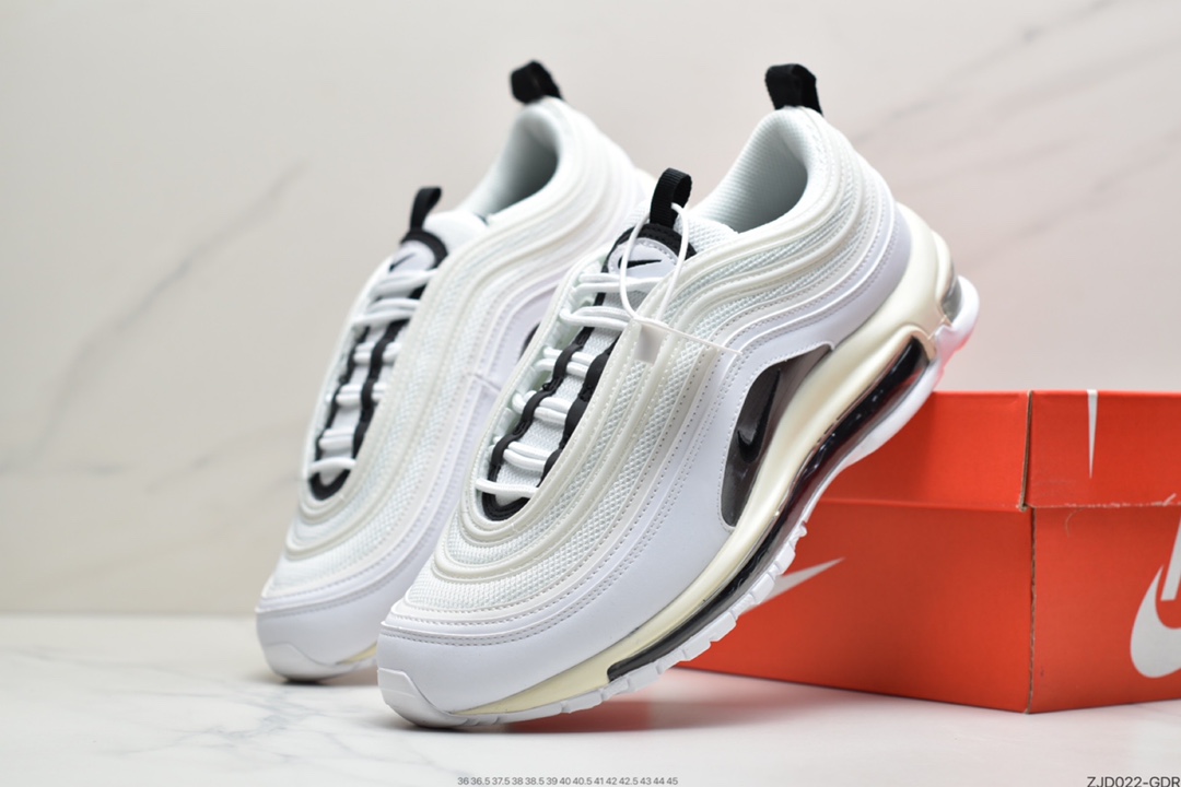240 耐克Air Max 97 白米黑3M反光921733-103
