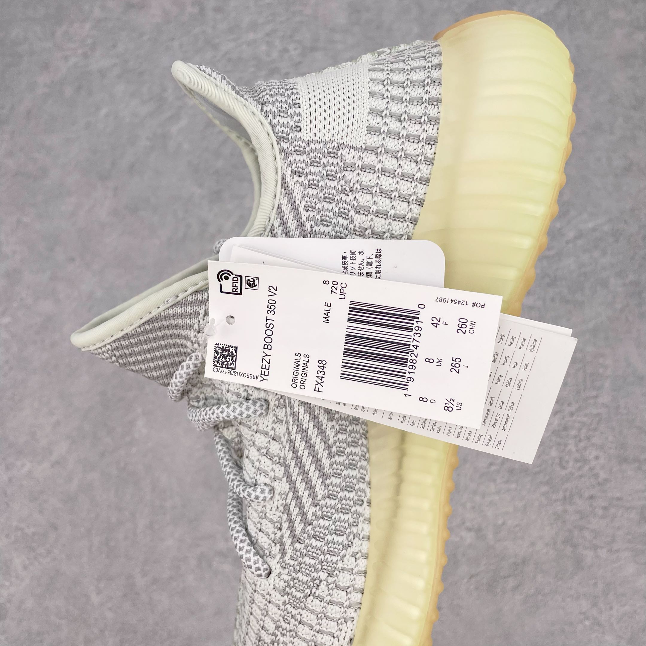 图片[7]-💰200 ＃K版纯原 巴斯夫福利‼Yeezy Boost 350 V2 灰天使 货号：FX4348 市面中端最王炸版本 lw同源配套打造 全套原楦 原纸版 原鞋开模完美打造 采用辰元飞织鱼丝网原厂面 非进口机台 大底原厂半透明RB巴斯夫满钉大底  原厂东莞百宏3M反光鞋带 质感一致 原厂鑫成新粉原鞋垫 LOGO胶浆印花 钛金针与高士马克线针车精工打造 一切遵循原厂指令单采购同源原材 采购全套原厂进口材料 原纸版 原楦头 一切同源公司 大几率过验 混卖无压力‼️SIZE：36 36.5 37 38 38.5 39 40 40.5 41 42 42.5 43 44 44.5 45 46 47 编码：Mby2936070-运动鞋