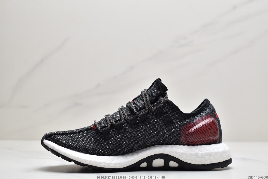 200 阿迪达斯 PureBoost 针织爆米花跑步鞋 BB7804