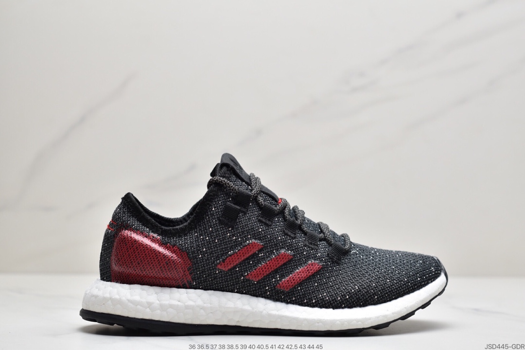 200 阿迪达斯 PureBoost 针织爆米花跑步鞋 BB7804