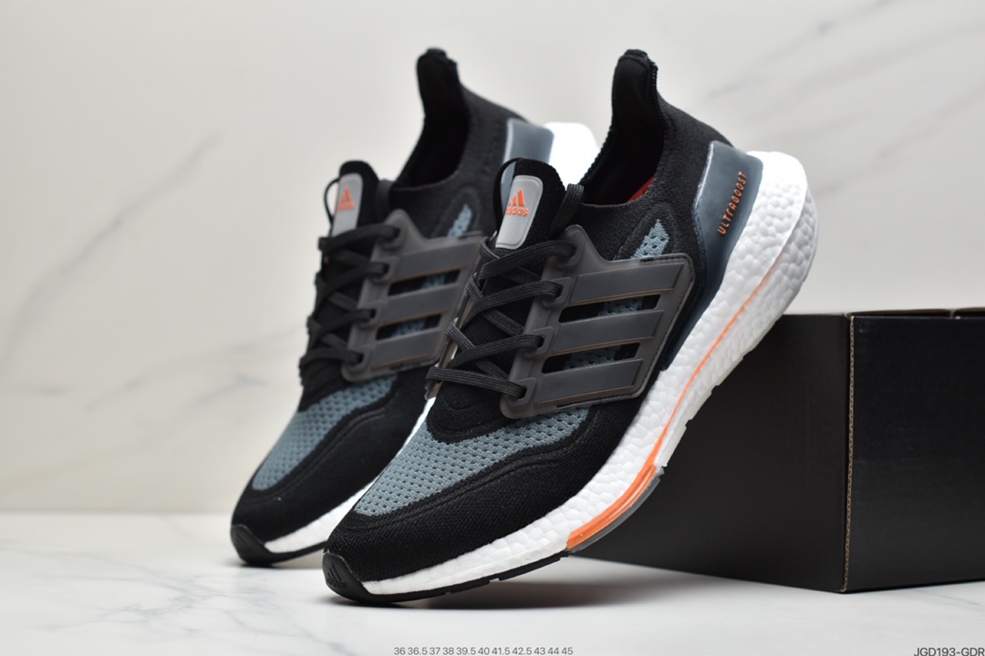 180 阿迪达斯Ad Ultra Boost 21 Consortium 阿迪达斯新款厚底爆米花跑鞋FY0377