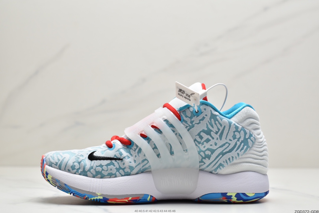 290 杜兰特 KD14 蓝白色 青年精英赛 #Nike Zoom KD 14 缓震实战篮球鞋 CZ0170-900