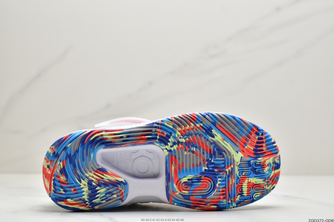 290 杜兰特 KD14 蓝白色 青年精英赛 #Nike Zoom KD 14 缓震实战篮球鞋 CZ0170-900