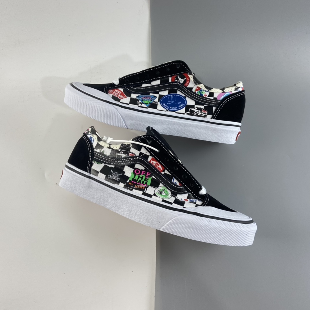 P160 Vans Style 36 Cecon SF 万斯彩色LOGO印花男女休闲低帮板鞋 VN0A3MVL3P0